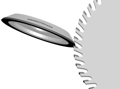 tooth face of circular saw